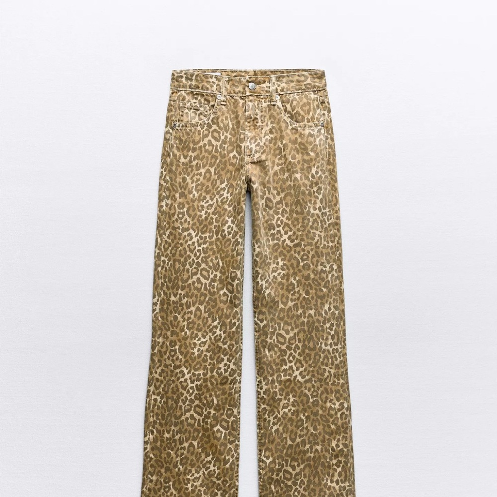 Zara Leopard jeans